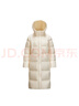森马（Semir）90%鸭绒羽绒服女长款宽松显瘦冬季轻暖连帽外套防水109724113001 实拍图