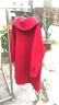 苏洛琳（SULUOLIN）红色双面绒高档毛呢大衣女士装2023年秋冬季新款中长小个呢子外套 红色 S(建议：85-110斤) 实拍图