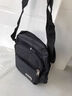 防水牛津布单肩包大容量多层口袋男包斜挎包生意收钱包商务包 黑色【基础款4拉链】 宽20*高25*厚7 cm 实拍图