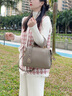 狄梵普（DIFANPU）2026新款女士包包手提斜挎包枕头包生日实用送女友送老婆礼物 大象灰【精美礼盒】 实拍图