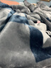 南极人（Nanjiren）拉舍尔毛毯加厚冬季加毛绒毯子被宿舍单人毯办公室午休毯沙发盖毯 心动【A类抗静电 可铺可盖】 180x220cm【约6斤】双层加厚 保暖亲肤 实拍图