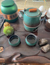 木客粗陶日式焙茶炉温茶器套装陶瓷茶壶花茶蜡烛加热保温暖炉茶道配件 实拍图