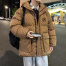 CesamSport官方品牌联名羽绒服冬季新款可脱卸连帽印花情侣外套防风保暖 卡其色(H) L （建议110-130斤） 实拍图