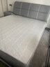 芝木轩床 双人床真皮床主卧 现代简约实木皮艺卧室家具 床+床头柜*1+弹簧椰棕床垫 1.5m*2.0m框架常规床 带三抽 实拍图