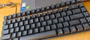 艾石头Zn系列 RGB幻彩无线三模热插拔消音游戏电竞机械键盘 黑橙拼色-84键 茶轴 实拍图