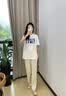 回力冰丝阔腿裤女夏季薄款2026年新款凉感舒适显瘦运动休闲直筒长裤子 黑#纯色 L （建议100-110斤） 实拍图
