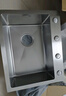 松派厨房水槽304不锈钢水槽双改大单槽水池盆洗菜盆台下盆洗碗槽 左排水槽0涂层+弯形龙头 650*450mm【国标SUS304假一赔十】 实拍图