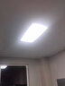 雷士照明led集成吊顶灯扣板灯厨房灯卫生间厕所防水照明吸顶灯面板平板灯 加亮36W【拉丝银】白光-300X600 实拍图