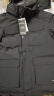 君羽户外羽绒服男中长款800蓬白鹅绒工装风加厚防风保暖鹅绒服C52035 黑色 M （推荐121-140斤） 实拍图