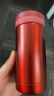 乐扣乐扣（LOCK&LOCK）不锈钢纤巧便携保温杯茶水杯车载商务杯子200ml红色LHC550 实拍图