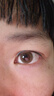 海昌精选系列彩色隐形眼镜大小直径美瞳半年抛1片 仙闪棕 550度 实拍图