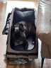 DO DO PET宠物拉杆箱猫咪外出便携拖车狗狗大容量猫包猫箱透气手提包旅行箱 灰色-拉杆可拆卸-可承重35斤 实拍图