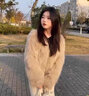 马迪安2023时尚新款秋冬皮草外套女仿狐狸毛短款洋气毛毛外套小香风大衣 奶茶杏色 L 【适合110-125斤】 实拍图