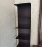 SKAAN铁艺书架落地置物架客厅简易立式窄书柜床头转角金属悬浮隐形书架 创意隐形书架 10层/黑 实拍图