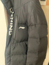 李宁（LI-NING）情侣羽绒服加厚科技中长款秋冬新款男女冬季东北连帽运动过膝大衣 经典黑(连帽不拆卸)80%鸭绒 L 实拍图