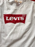 Levi's【全新升级】李维斯2024春夏新版情侣同款短袖T恤logo印花简约 白色0000 L 晒单实拍图