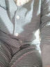 玛伦萨睡衣女纯棉100%春秋季2025新款可外穿条纹淑女风长袖长裤家居服 实拍图
