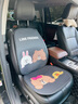 潮九玩五汽车坐垫夏季四季通用单片主驾驶车内座椅垫车载后排座垫夏季座套 趴姿组合套装【坐垫*1+靠背*1】 实拍图