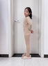 舞东方德绒儿童肤色保暖内衣秋冬季女童舞蹈服肉色加绒打底衣隐形打底衫 肉色-德绒【上衣+裤子】 160 (身高150-160厘米) 实拍图