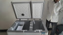 美的（Midea）179升双温双箱商用家用冰柜 大冷冻小冷藏卧式顶开门冰柜 小型冰箱节能低音冷柜BCD-179DKEM(E) 实拍图