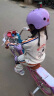 小状元 儿童轮滑头盔护具全套装备滑板平衡车运动骑行防摔护膝护臀 独角兽紫【头盔护具7件套】 大小可调（适合2-14岁） 实拍图