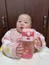 茶知润（CHAZRAIN）儿童水杯学饮杯婴儿鸭嘴奶瓶1-3-6岁儿童牛奶杯PPSU材质 沐卿粉300ml 实拍图