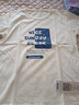 真维斯儿童纯棉短袖t恤男童舒适透气中大童夏季上衣女童半袖夏装 白 J美好周日 150 实拍图