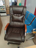 凯联（KAILIAN）真皮老板椅可躺牛皮大班椅子商务电脑椅书房家用舒适久坐办公座椅 深咖啡+搁脚 精选小牛皮 实拍图