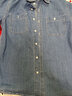佐丹奴（Giordano）牛仔衬衫男水洗双口袋潮牌时尚长袖牛仔衬衣男18043609 实拍图