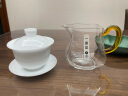一屋窑一屋窑玻璃手工大号四方公道杯360ML耐热加厚茶海功夫茶具公杯 实拍图