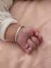 中国黄金（CHINA GOLD）宝宝银手镯婴儿款儿童足银999镯子一对小孩满月百天新生儿礼盒 约20克一对【刻字/代写贺卡】 实拍图