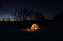 盛源（SHENGYUAN）帐篷户外露营装备双人双门公园休闲帐篷隔离全自动速开手抛云雾灰 实拍图