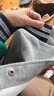左西男童棒球服外套2025新款儿童夹克洋气校园风春秋款出行服上衣潮 灰色【经典百搭 挺括有型】 160 实拍图