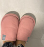 华美健步日系风柔软极简情侣棉拖鞋秋冬季家居室内保暖软底棉鞋女HM001粉色38-39码 实拍图