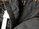 MQD童装男童加绒加厚保暖休闲裤冬装新款儿童摇粒绒宽松老爹裤 碳黑 160 实拍图