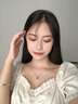 红笙S999足银跳动的心项链女士生日礼物送女友老婆结婚纪念日实用吊坠 【升降礼盒】999足银心动项链 实拍图