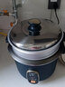 半球（PESKOE）电饭锅电饭煲 老式直身锅带蒸笼 家用电饭煲3-4人 全塑外壳不粘锅蒸饭锅 【SJ50-F】 5L 实拍图