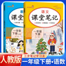 套装2册 [含课本原文] 2025春课堂笔记一年级语文数学人教版下册 小学一年级语文数学下册课本教材同步讲解教材笔记黄冈随堂笔记小学生课前预习单课后复习辅导书 实拍图
