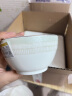 嘉兰陶瓷碗家用10个套装加厚吃饭碗简约北欧小清新餐具汤碗面碗碟套装 4.5英寸饭碗10个 晒单实拍图