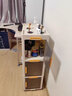 宜美汇书架置物架落地简易多层家用客厅柜子储物柜夹缝卧室飘窗收纳柜 1层-洞洞板柜【万向轮+6挂钩】 实拍图