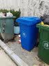 舒蔻(Supercloud) 240L户外大垃圾桶大号带盖户外环卫商用工业酒店厨房垃圾分类加厚大容量塑料室外物业 蓝色 实拍图