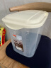 禧天龙（Citylong）塑料米桶厨房储物罐装米箱防虫防潮米仓缸面桶带滑轮带量杯 【翻盖款】可装约20斤米 实拍图