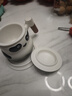 三旬熊猫泡茶马克杯创意家用陶瓷茶水分离杯子带盖男女办公室过滤水杯 熊猫泡茶马克杯【白砂黑】 实拍图