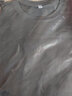 美罗邦（Meloban）长袖t恤男士纯棉春秋季宽松卫衣秋衣纯色打底衫男上衣服男装秋装 深灰色【1件装】100%纯棉 3XL【建议160-170斤】 实拍图