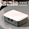 橱明星带锁密码箱隐私文件家用密码保险箱小型大容量贵重物品保管收纳盒 中号16L白灰【四位密码+带隔层】 实拍图