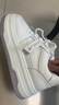 回力女鞋小白鞋女2025春夏季新款韩版百搭休闲厚底增高运动潮板鞋子女 白色【轻便厚底6cm】 36 实拍图