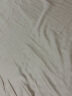 La Torretta床单单件 100支抗菌长绒棉纯色贡缎全棉床单床罩 香槟金245*270cm 实拍图