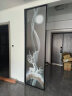 艺术玻璃现代简约卫生间半墙轻奢钢化客厅卧室屏风隔断入户玄关 晒单实拍图