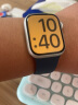 Apple/苹果 Watch Series 9 智能手表GPS款45毫米银色铝金属表壳 风暴蓝色运动型表带M/L MR9E3CH/A 晒单实拍图