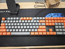 CHERRY 樱桃KC200 108键有线机械键盘 商务办公家用游戏键盘 PBT键帽全尺寸键盘键鼠套装 灰岩甜橘味 红轴 实拍图